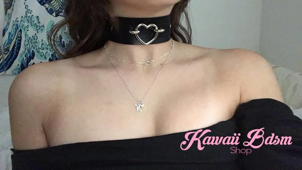 Baby Heart Collar - Silver