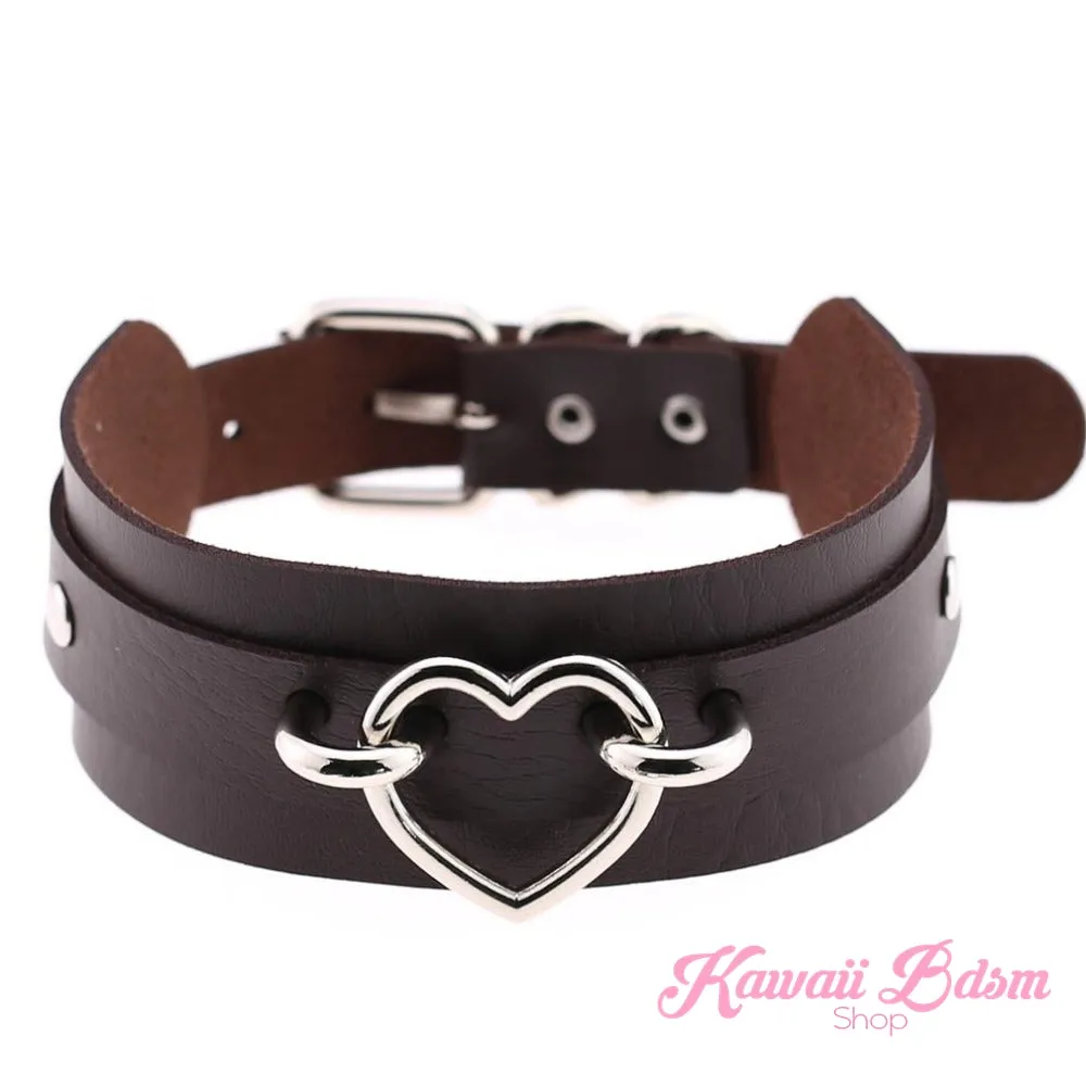 Baby Heart Collar - Silver