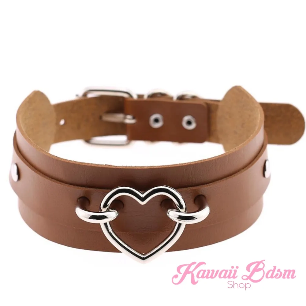 Baby Heart Collar - Silver