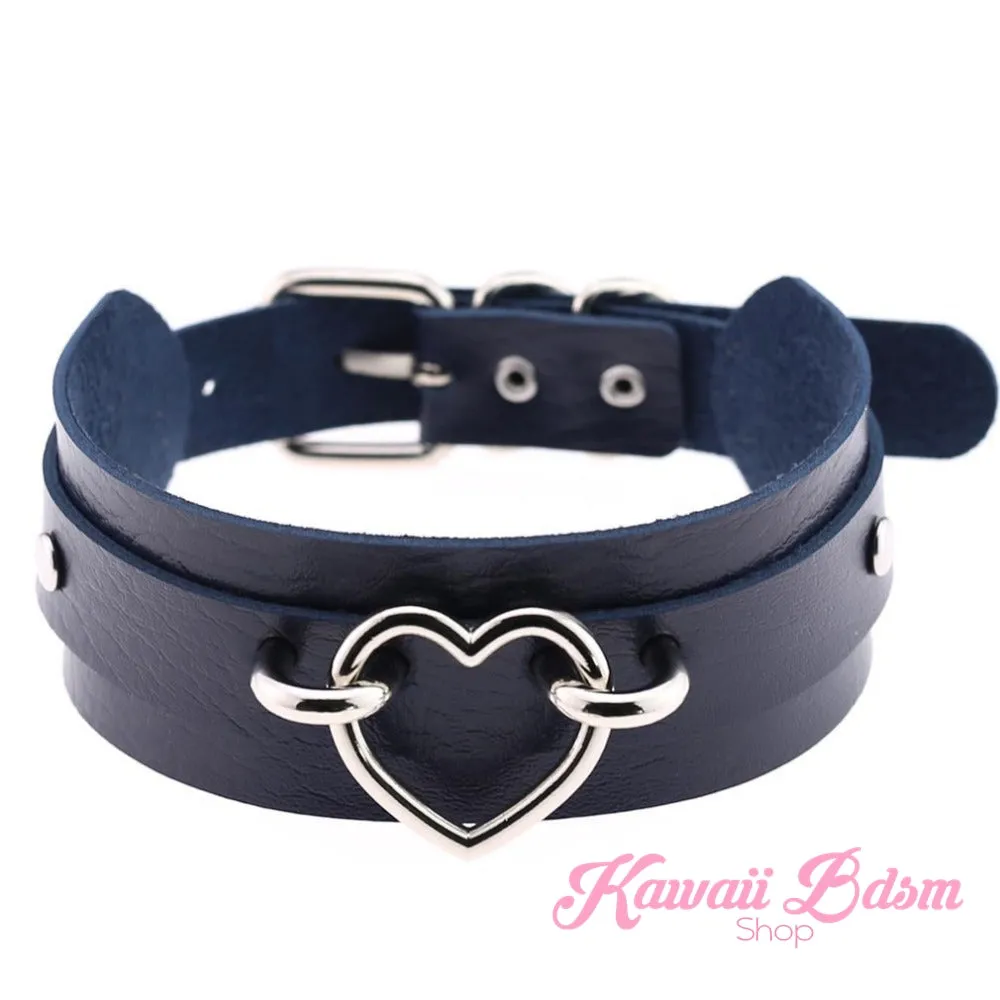 Baby Heart Collar - Silver