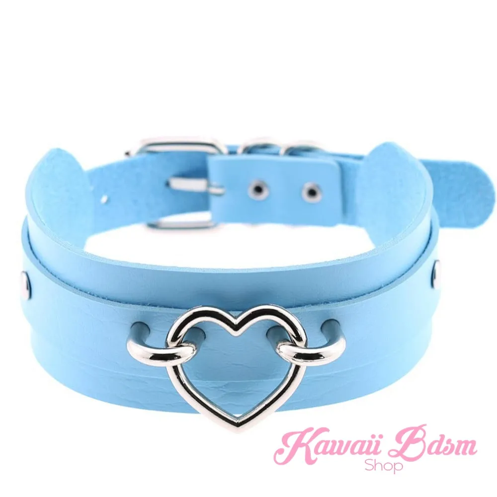 Baby Heart Collar - Silver