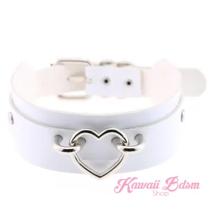 Baby Heart Collar - Silver