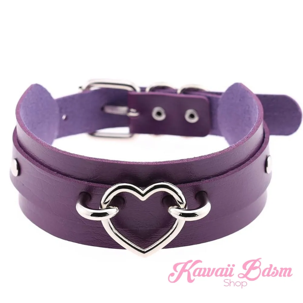 Baby Heart Collar - Silver