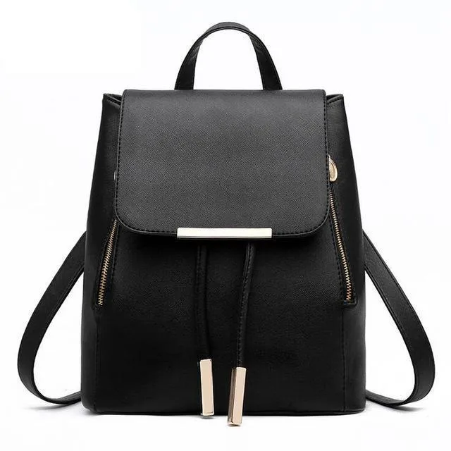 Backpack Purse Leather Shoulder Bag Ladies Travel Bag
