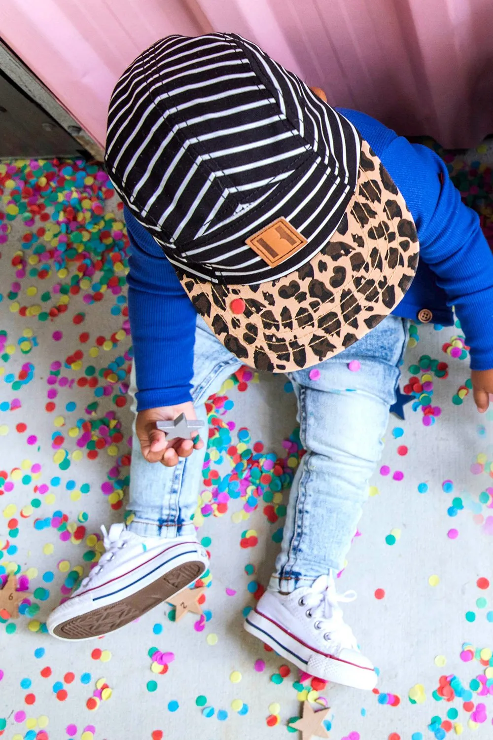 Beau Hudson Stripes and Leopard Cap