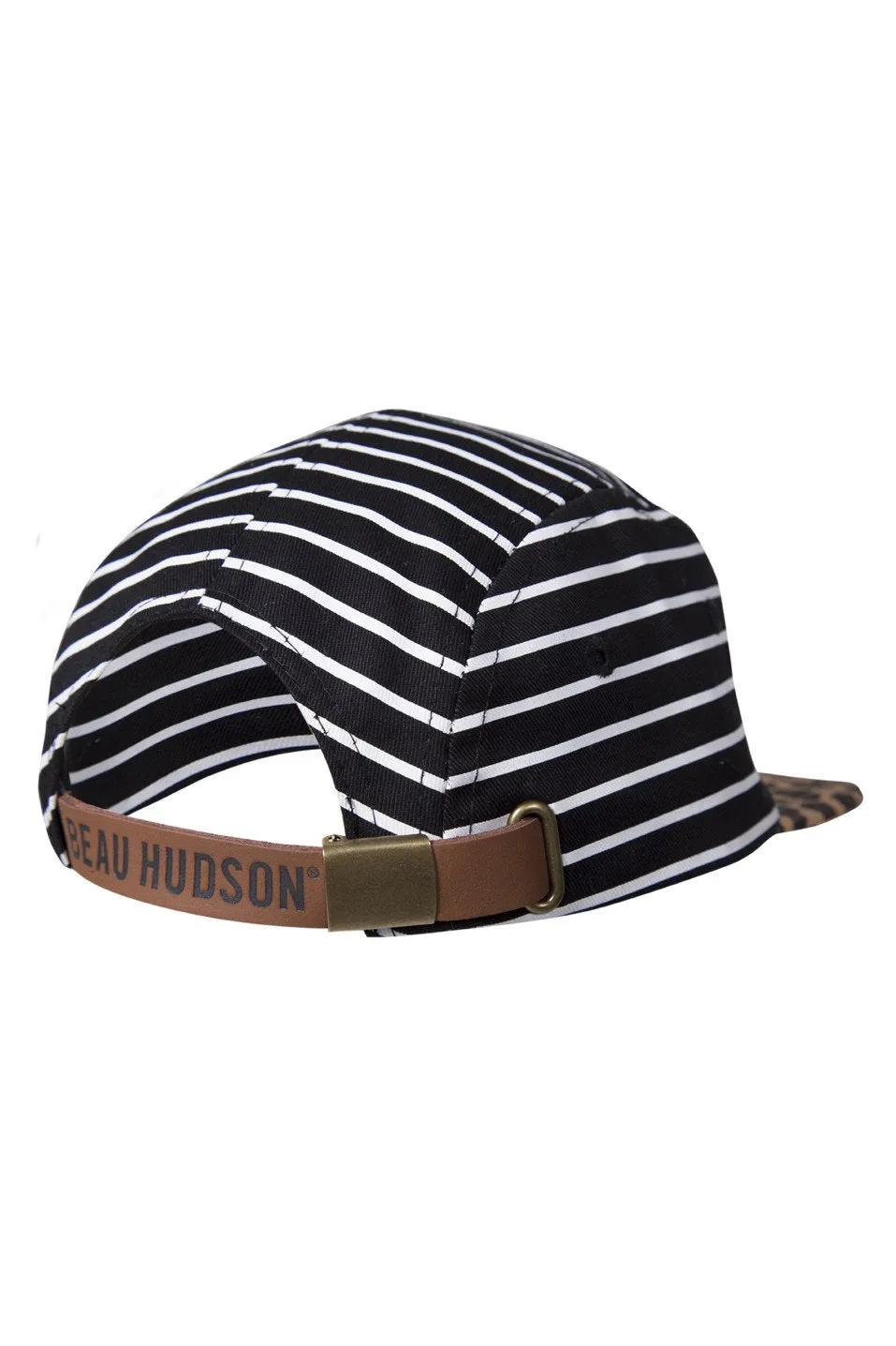 Beau Hudson Stripes and Leopard Cap