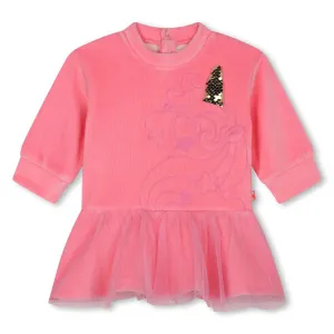Billieblush Baby Girls Pink Velvet Dress