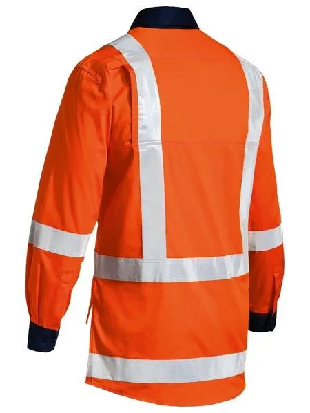 BISLEY HI VIS TTMC-W17 COOL LIGHTWEIGHT DRILL SHIRT