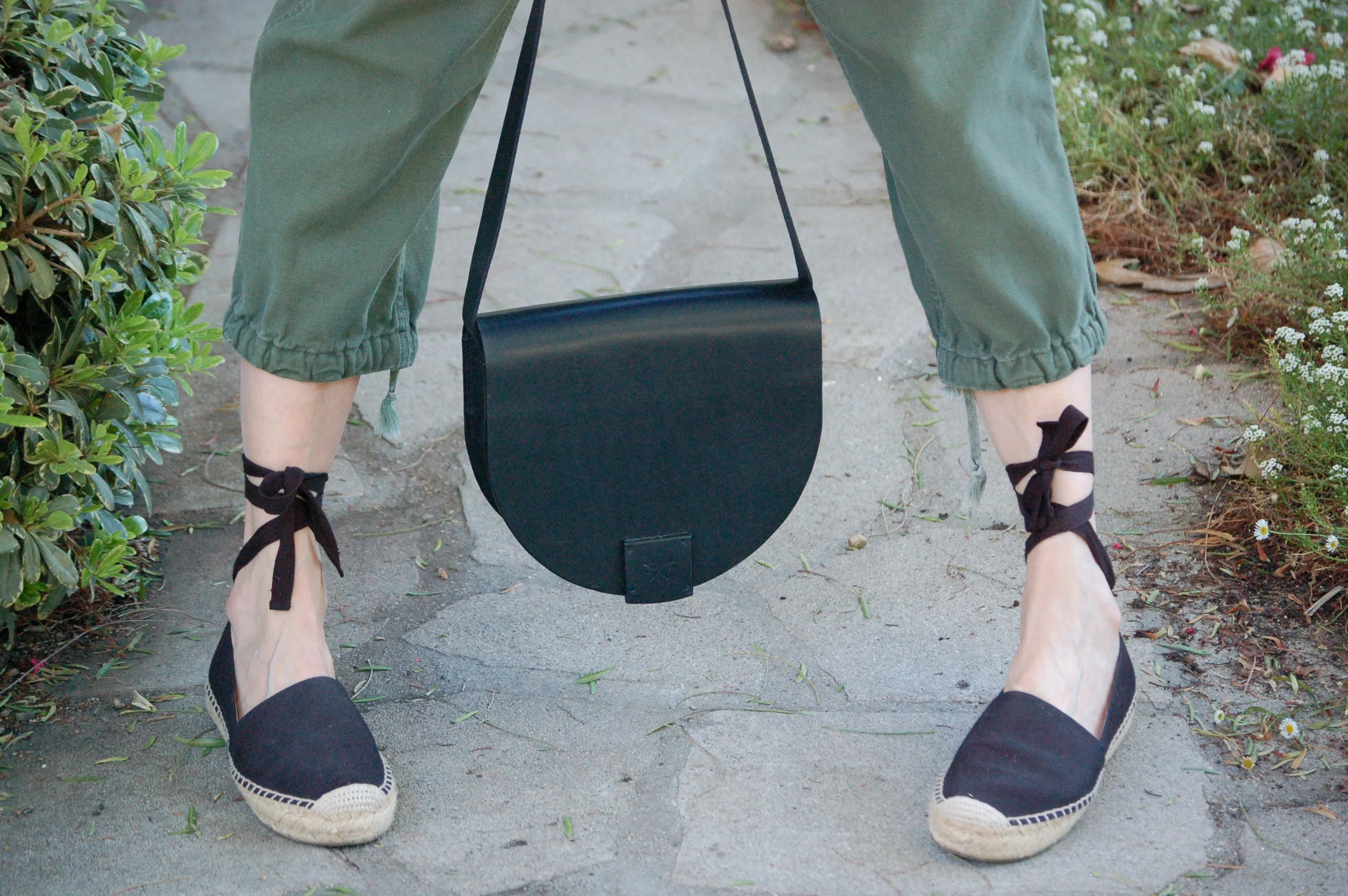 Black Half Moon Bag