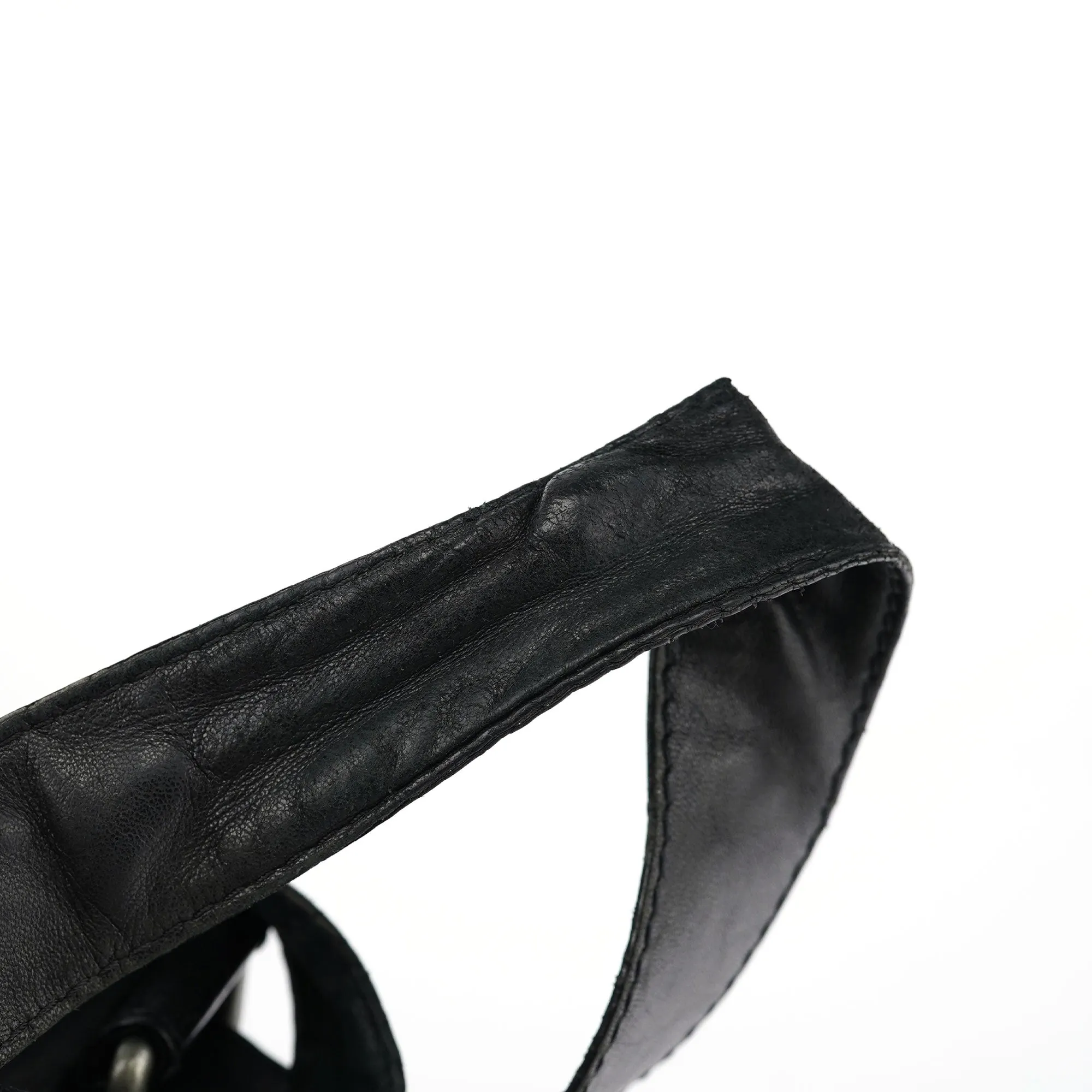 Black Lambskin Betty Tote Bag