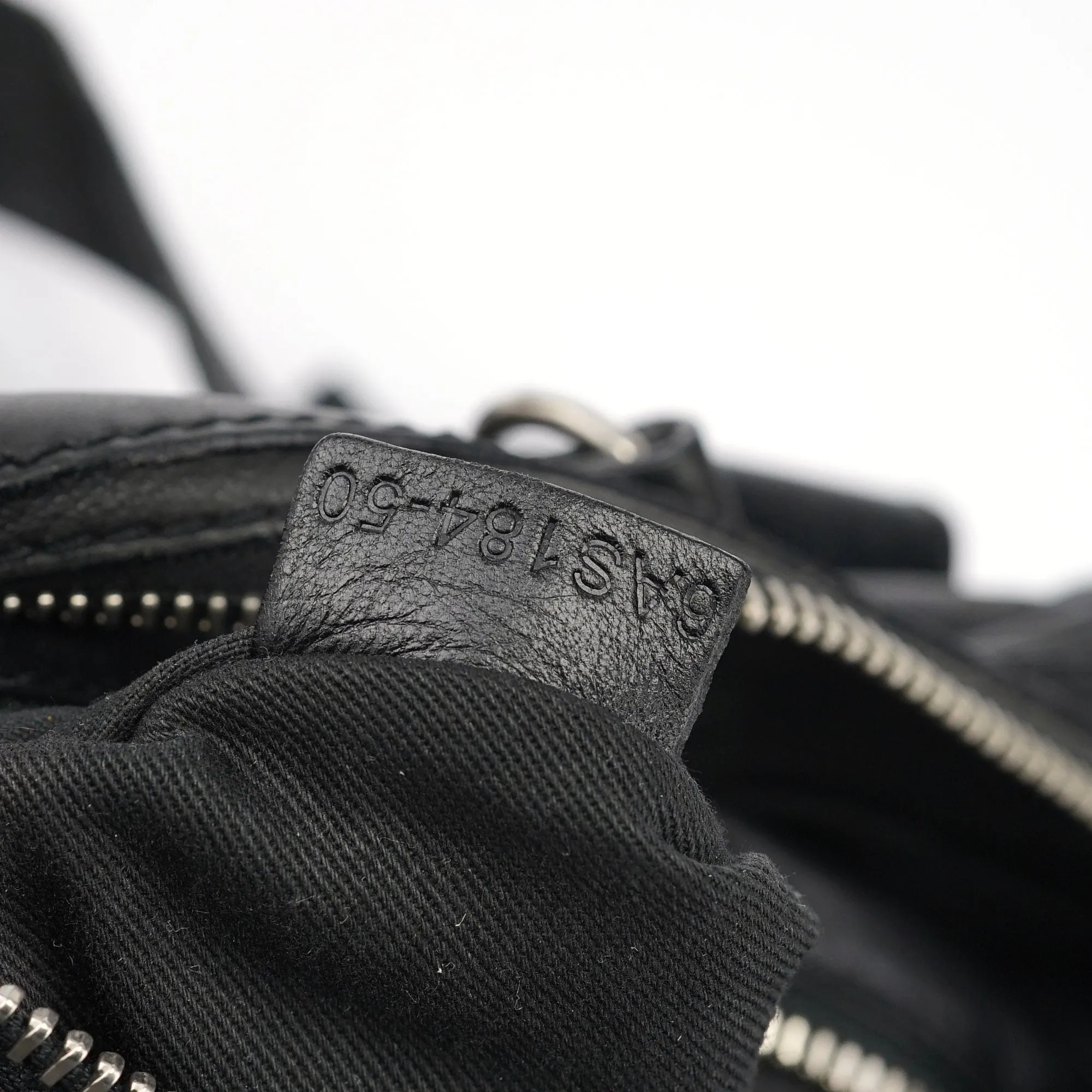 Black Lambskin Betty Tote Bag