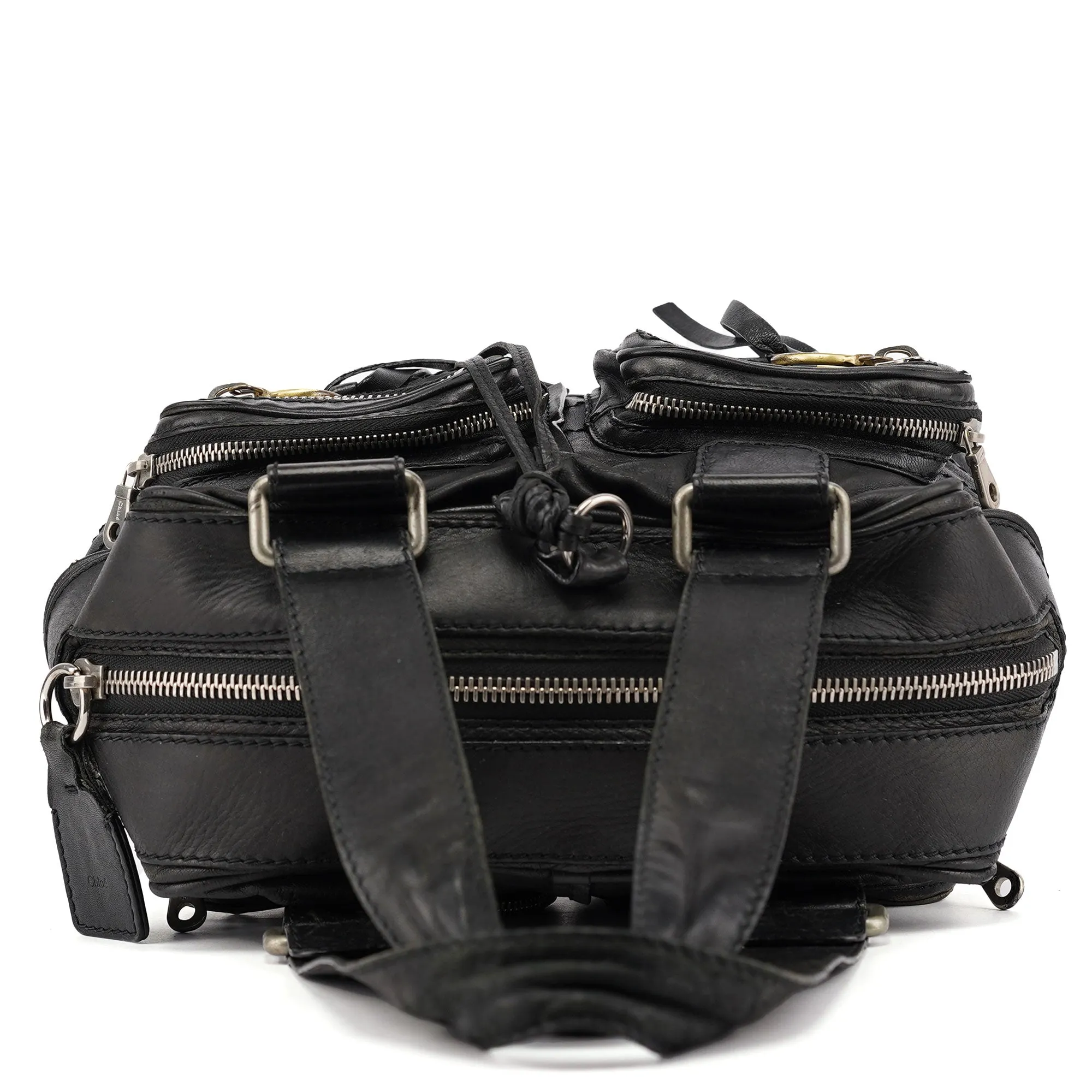 Black Lambskin Betty Tote Bag
