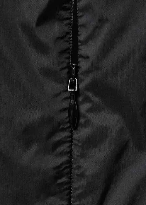 Black Volume Mini Dress