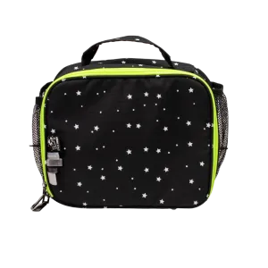 Black With White Stars Lunchbox