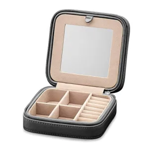Black Zippered Jewelry Case