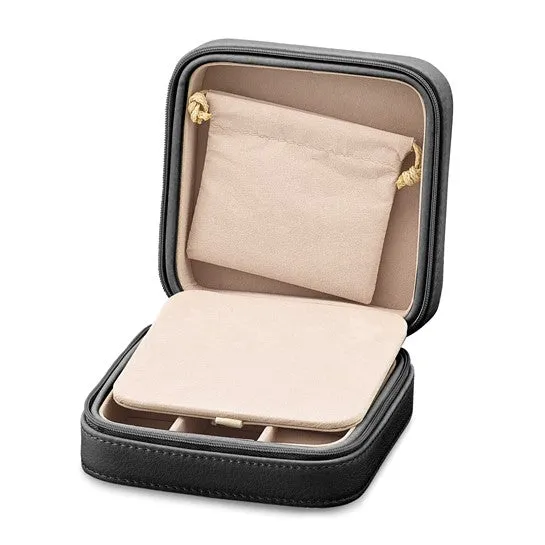 Black Zippered Jewelry Case