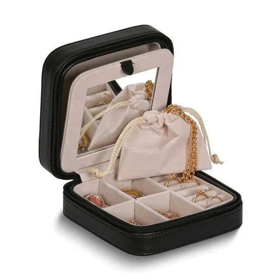 Black Zippered Jewelry Case