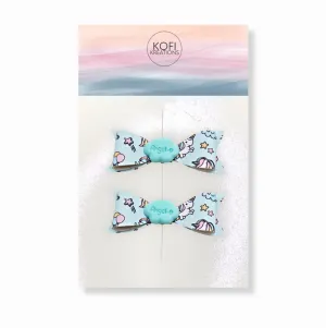 Blue Unicorn Livi Hair Bows
