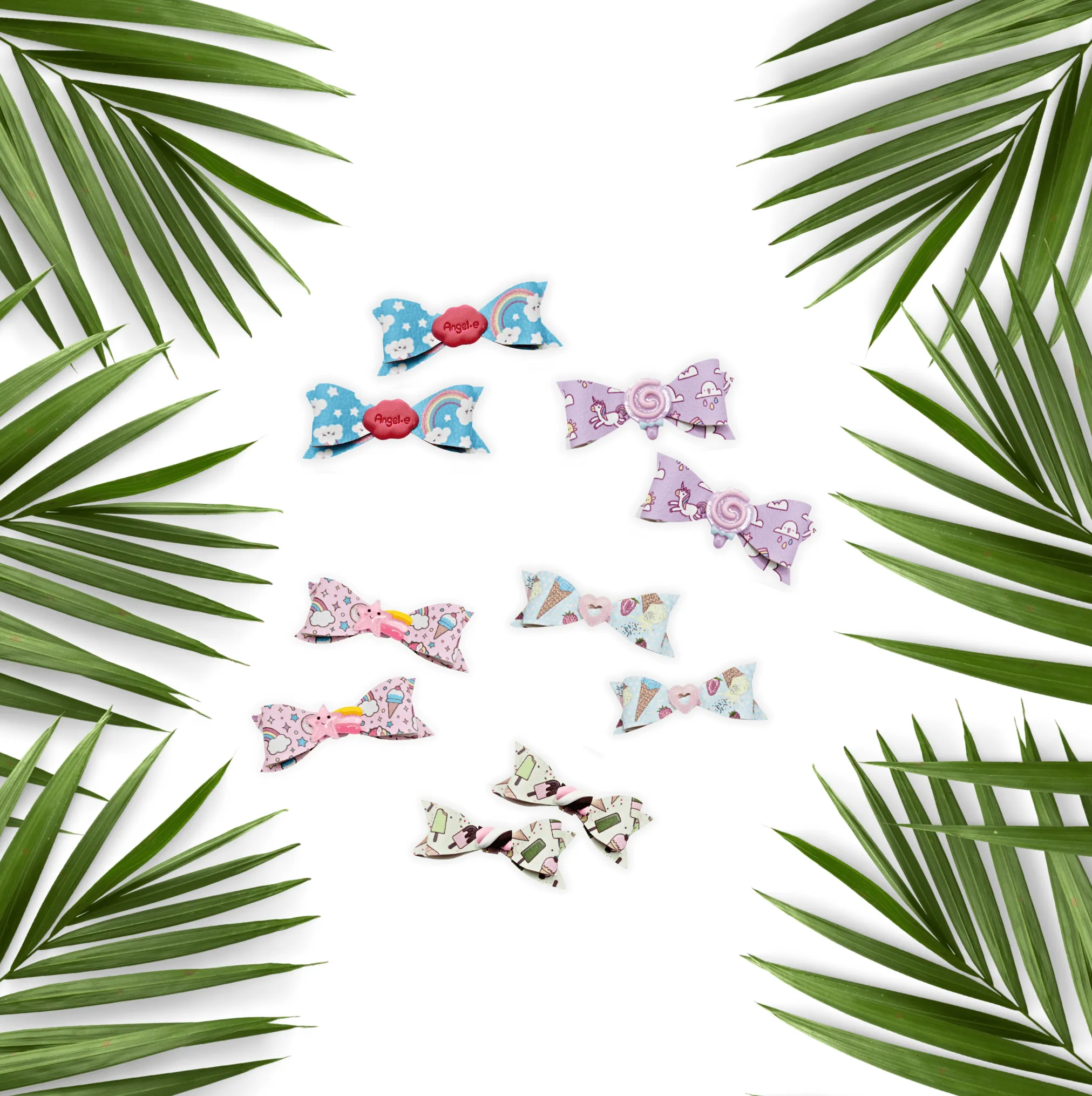 Blue Unicorn Livi Hair Bows