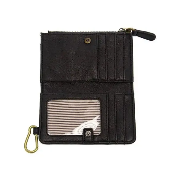 BOBBIE BIFOLD WALLET WITH CARABINER