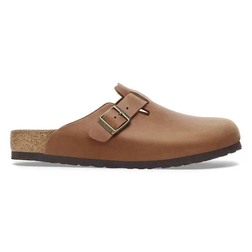 BOSTON OILED LEATHER COGNAC R