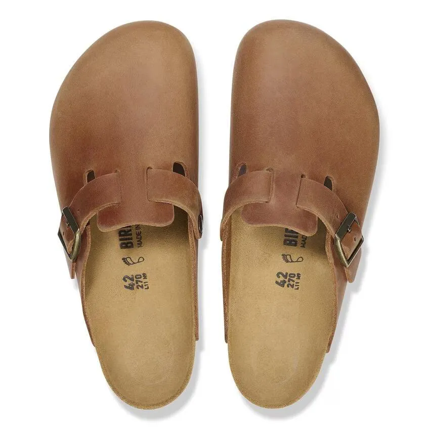 BOSTON OILED LEATHER COGNAC R