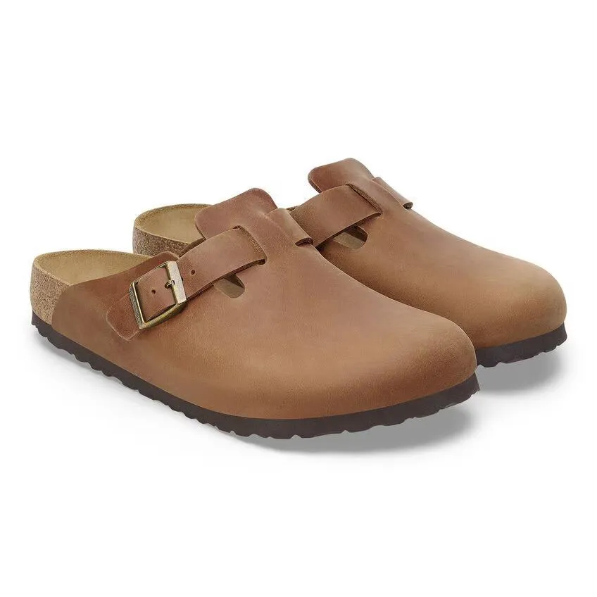 BOSTON OILED LEATHER COGNAC R