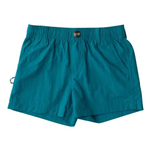 Boy's Outrigger Performance Short in Alexandrite Green