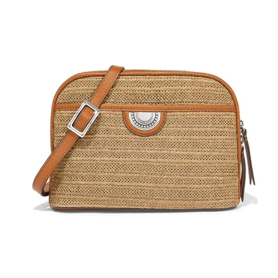 Brighton Natural Luggage Pretty Tough Jojo Straw Organizer