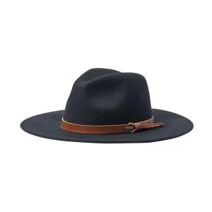 Brixton - Field Proper Felt Fedora Hat Black