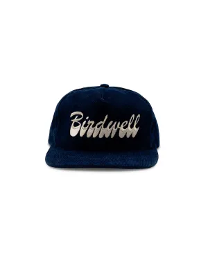 Brushstroke Cord Hat - Navy
