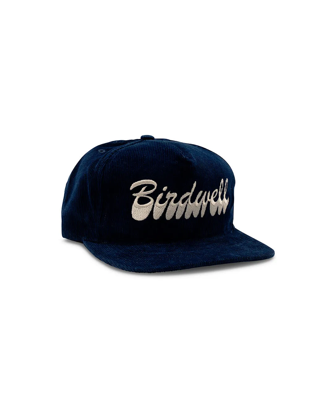 Brushstroke Cord Hat - Navy