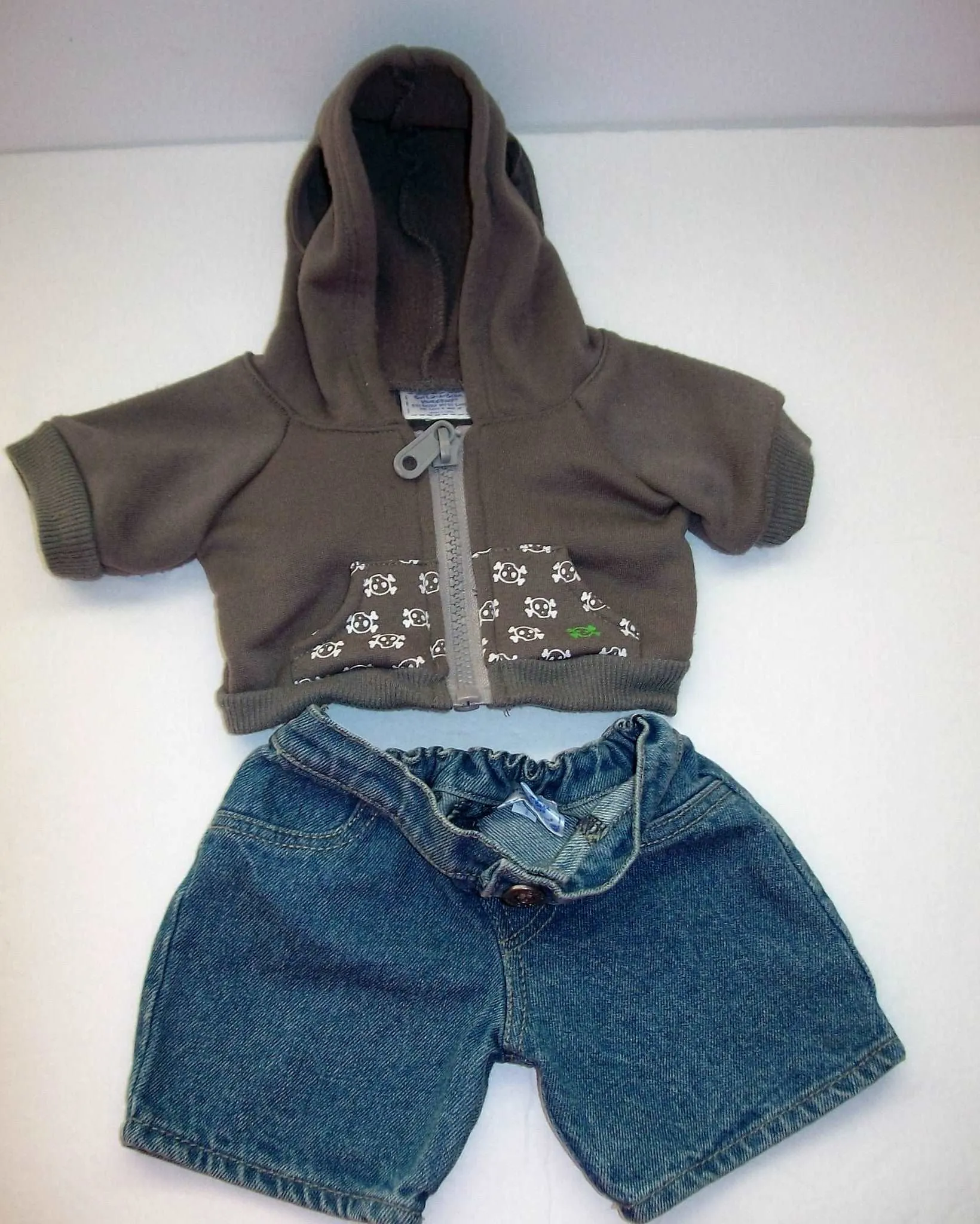 Build A Bear Jacket and Shorts Outfit