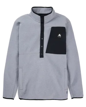 Burton Men's Cinder Fleece Pullover - Gray Heather