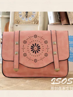 candy color folk bag