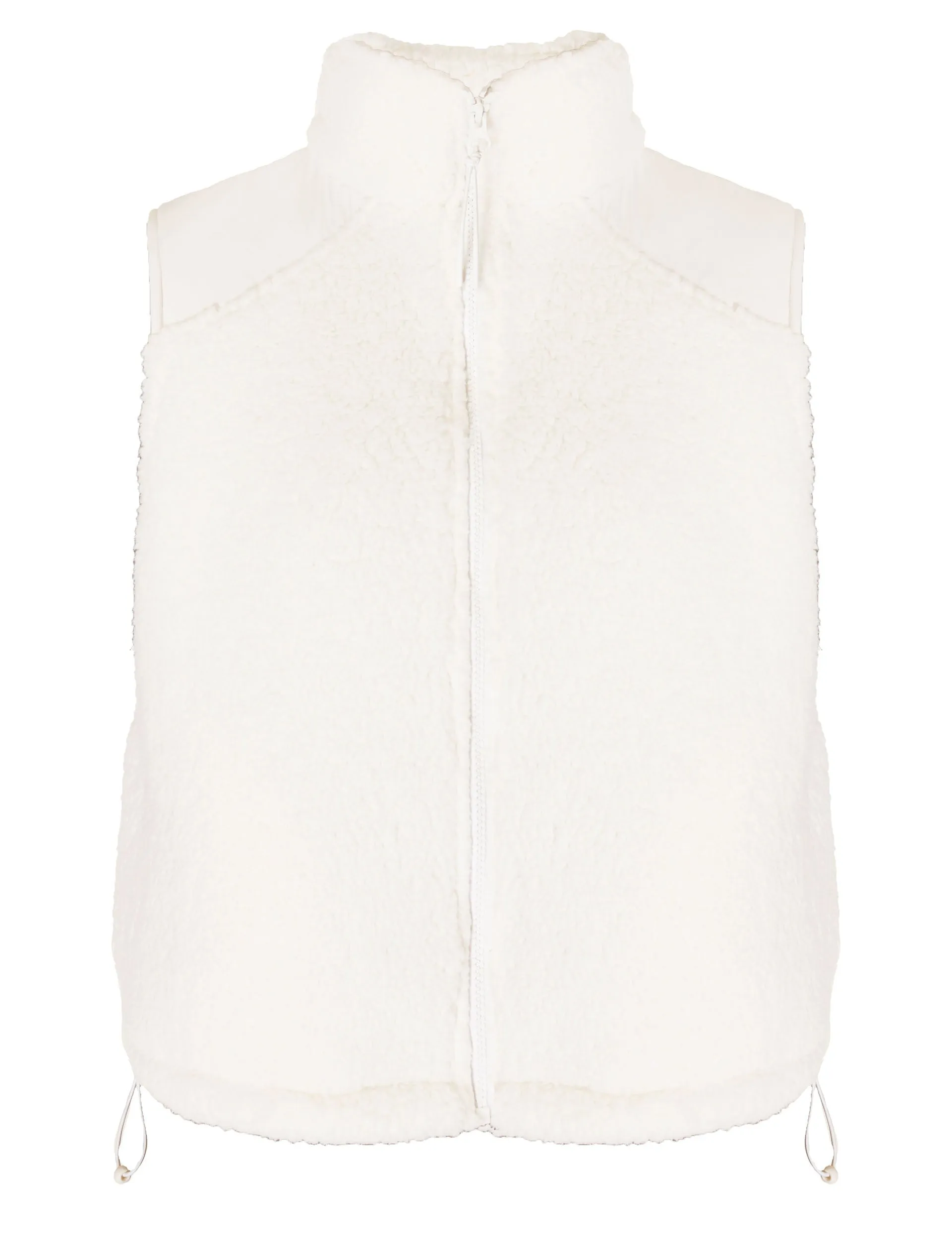 Canyon Fleece Vest - Lily White