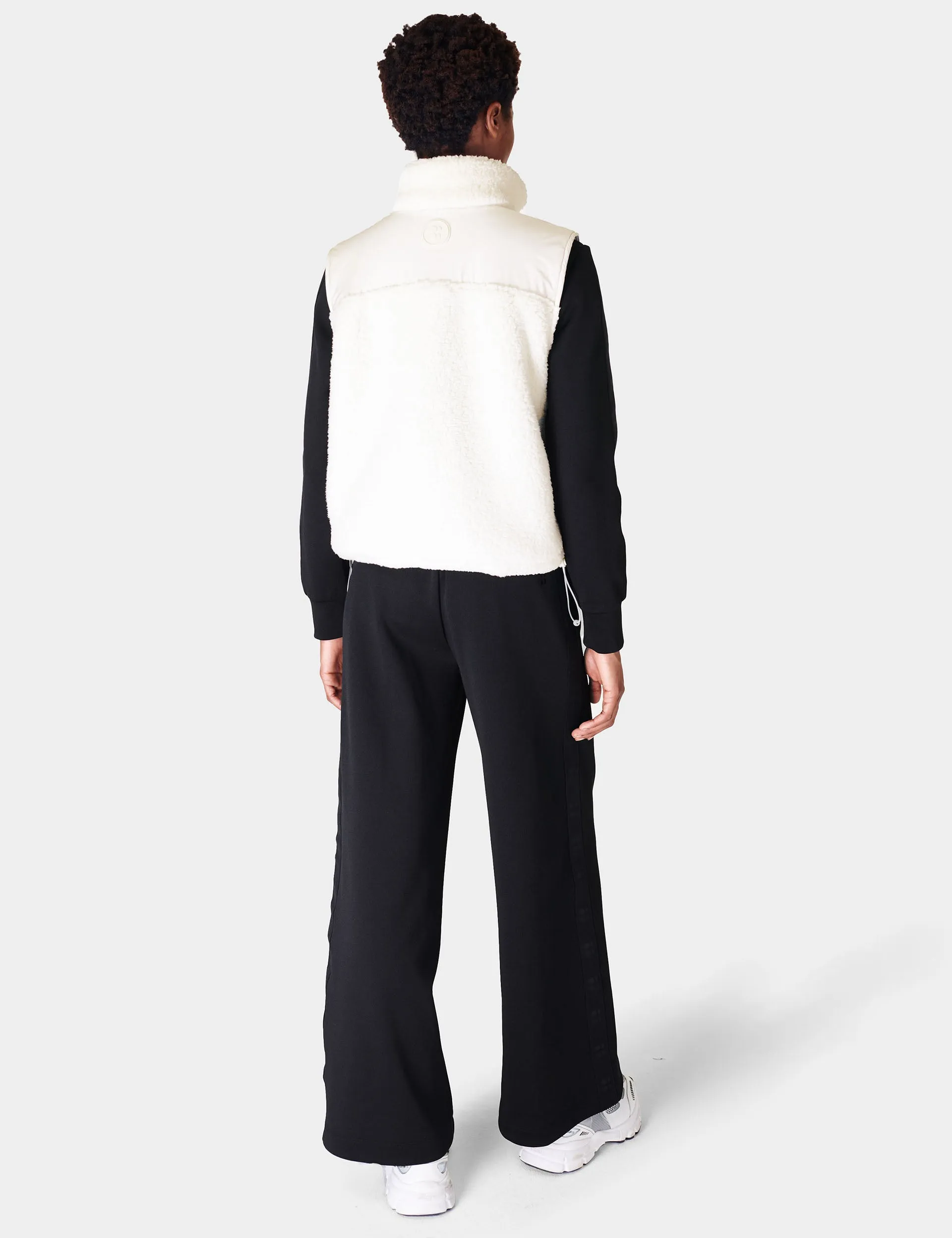 Canyon Fleece Vest - Lily White