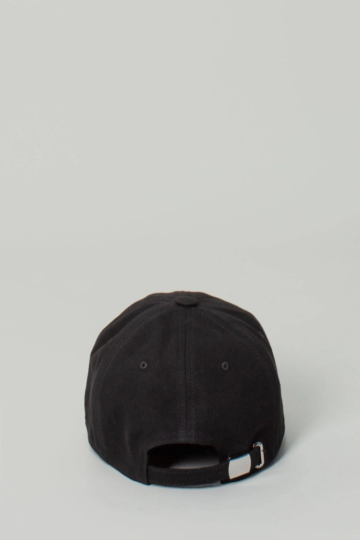 Cap with small leather patch