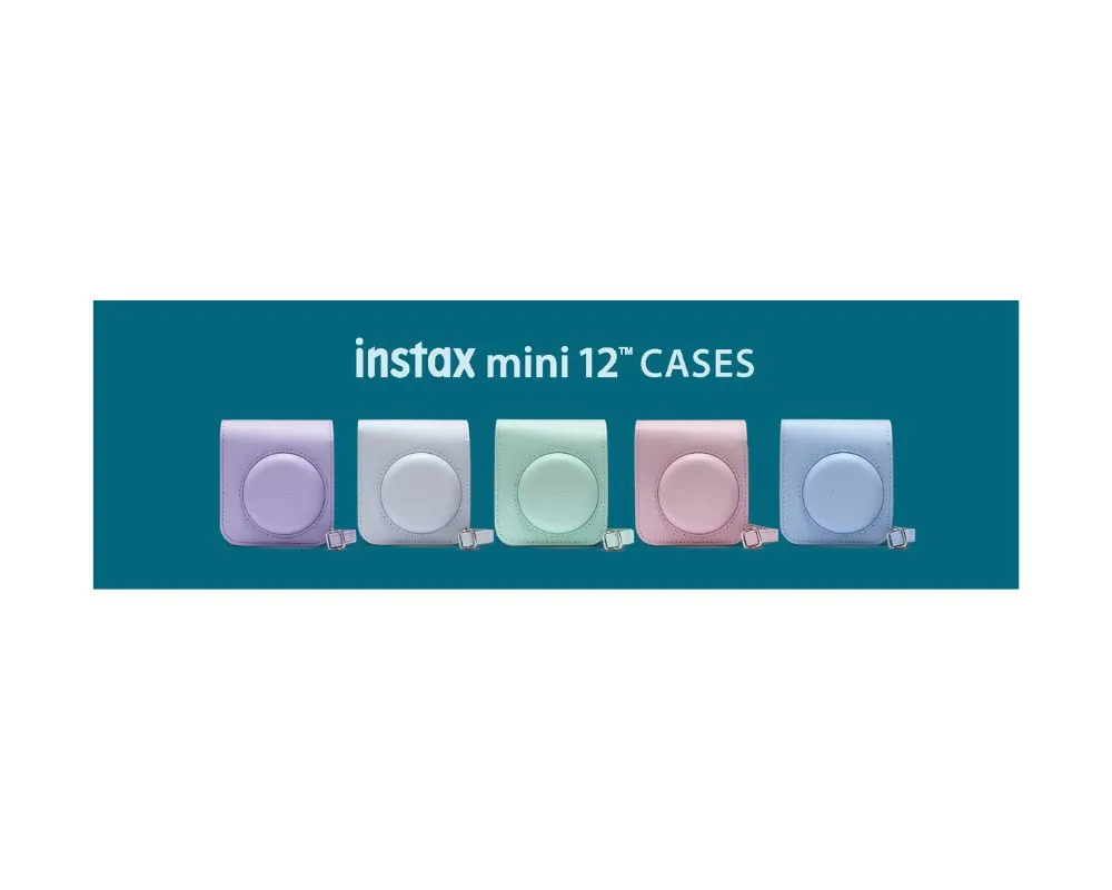 Case all colors for Instax Mini 12:  Style meets protection for your perfect shot
