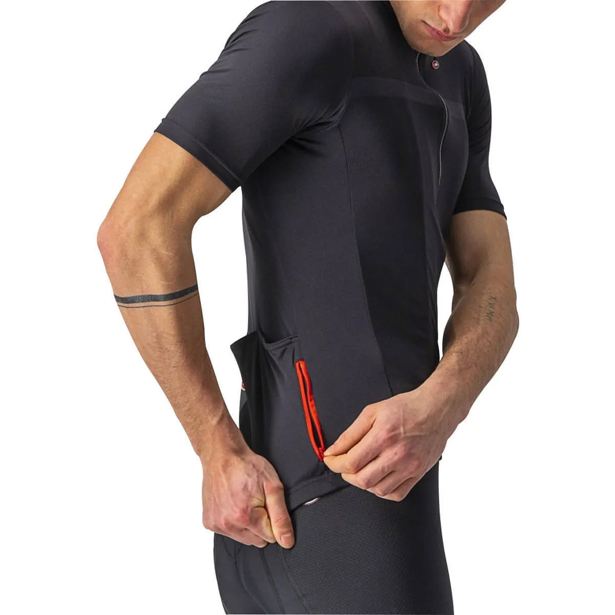 Castelli Classifica Short Sleeve Mens Cycling Jersey - Black