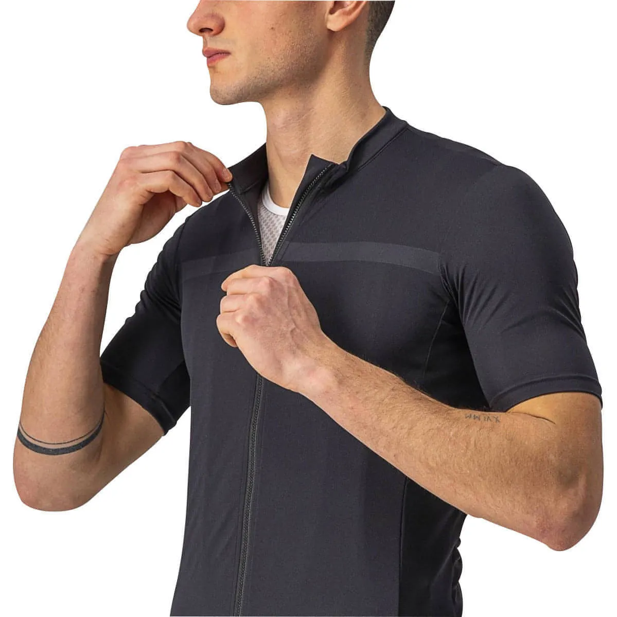 Castelli Classifica Short Sleeve Mens Cycling Jersey - Black