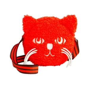 Cat Fuzzy Mini Bag - Red