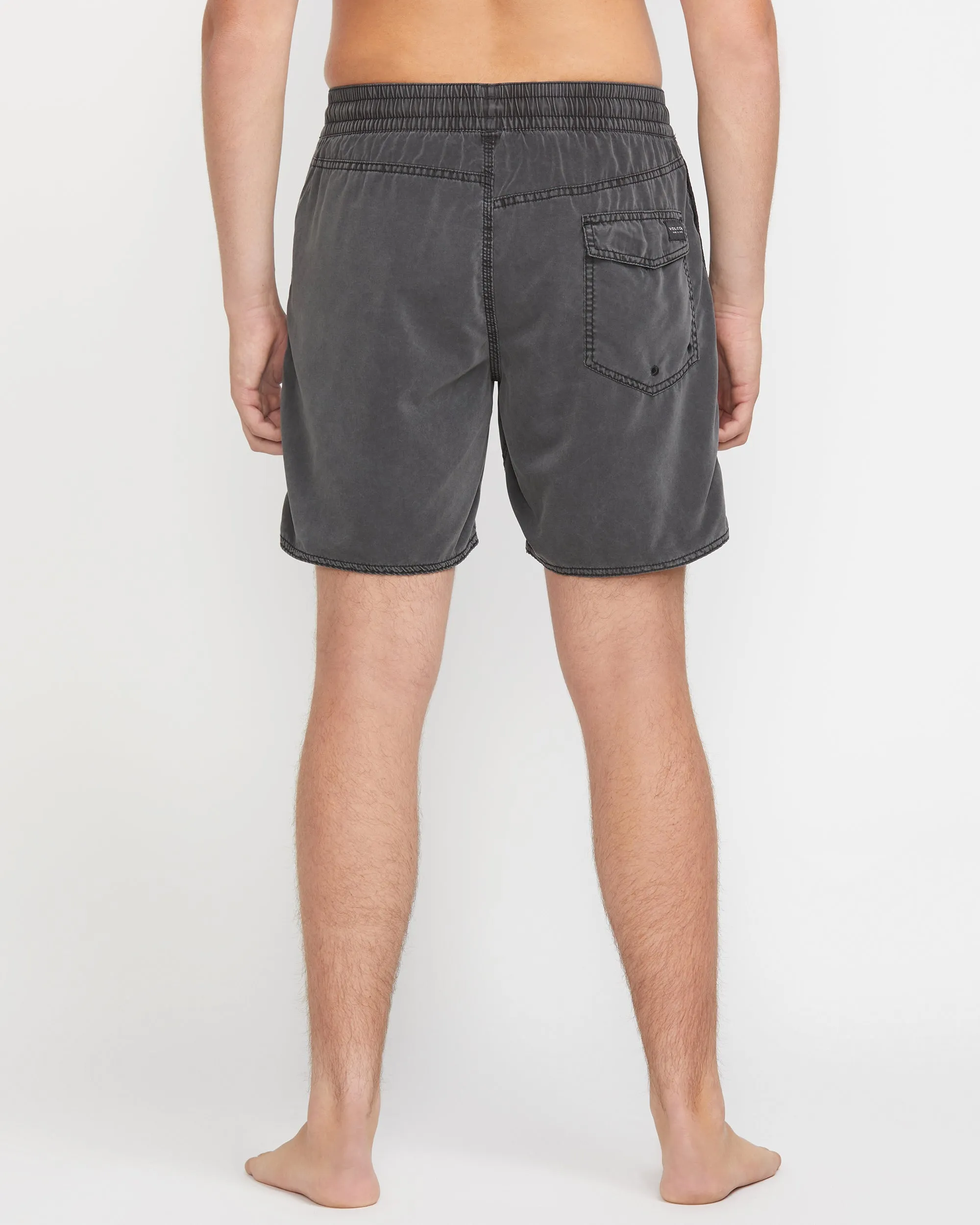 Center Trunk 17" Boardshort - BLACK
