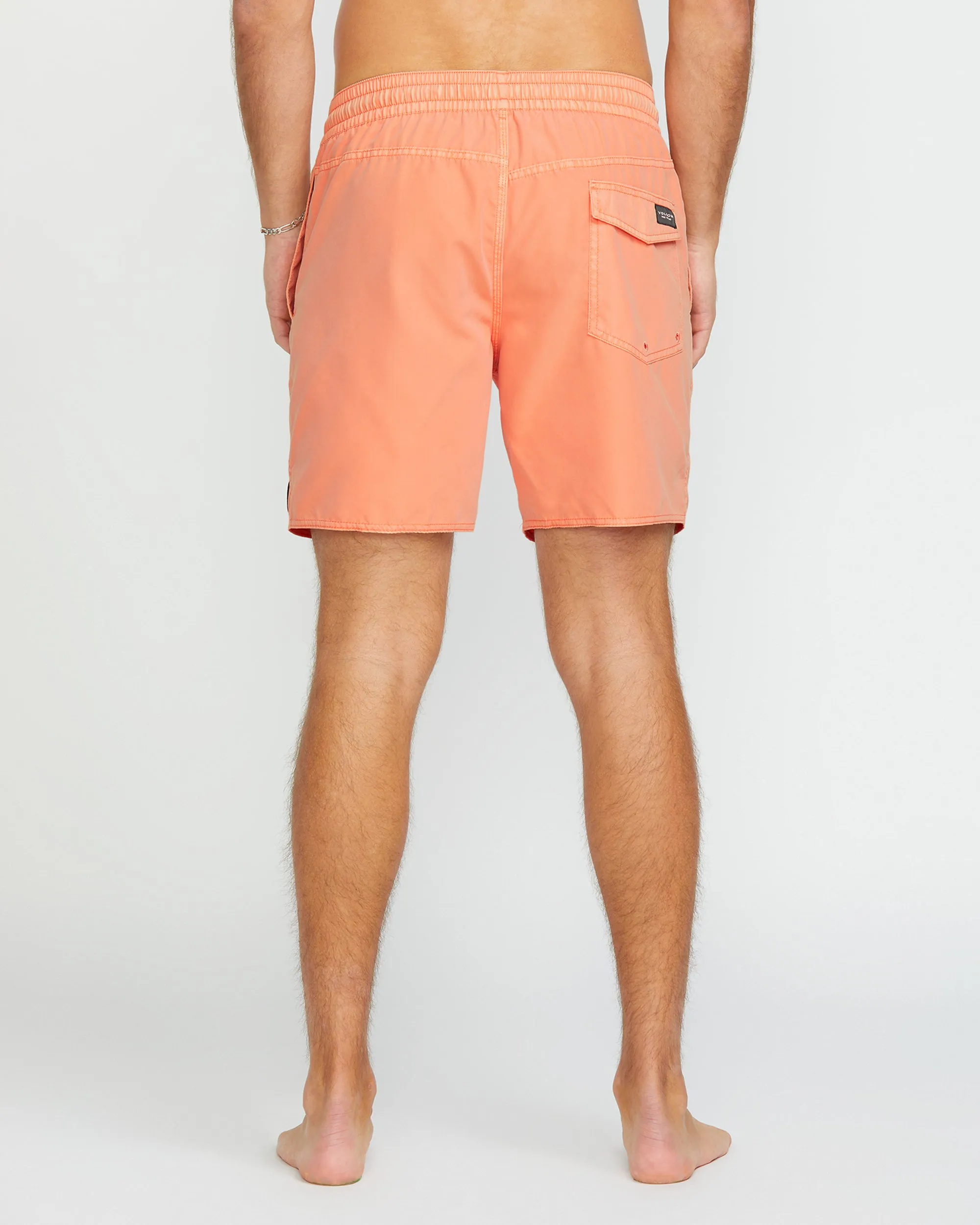 Center Trunk 17" Boardshort - PALE PEACH
