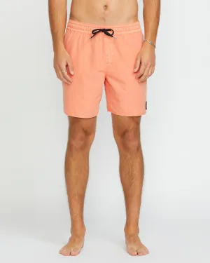 Center Trunk 17" Boardshort - PALE PEACH