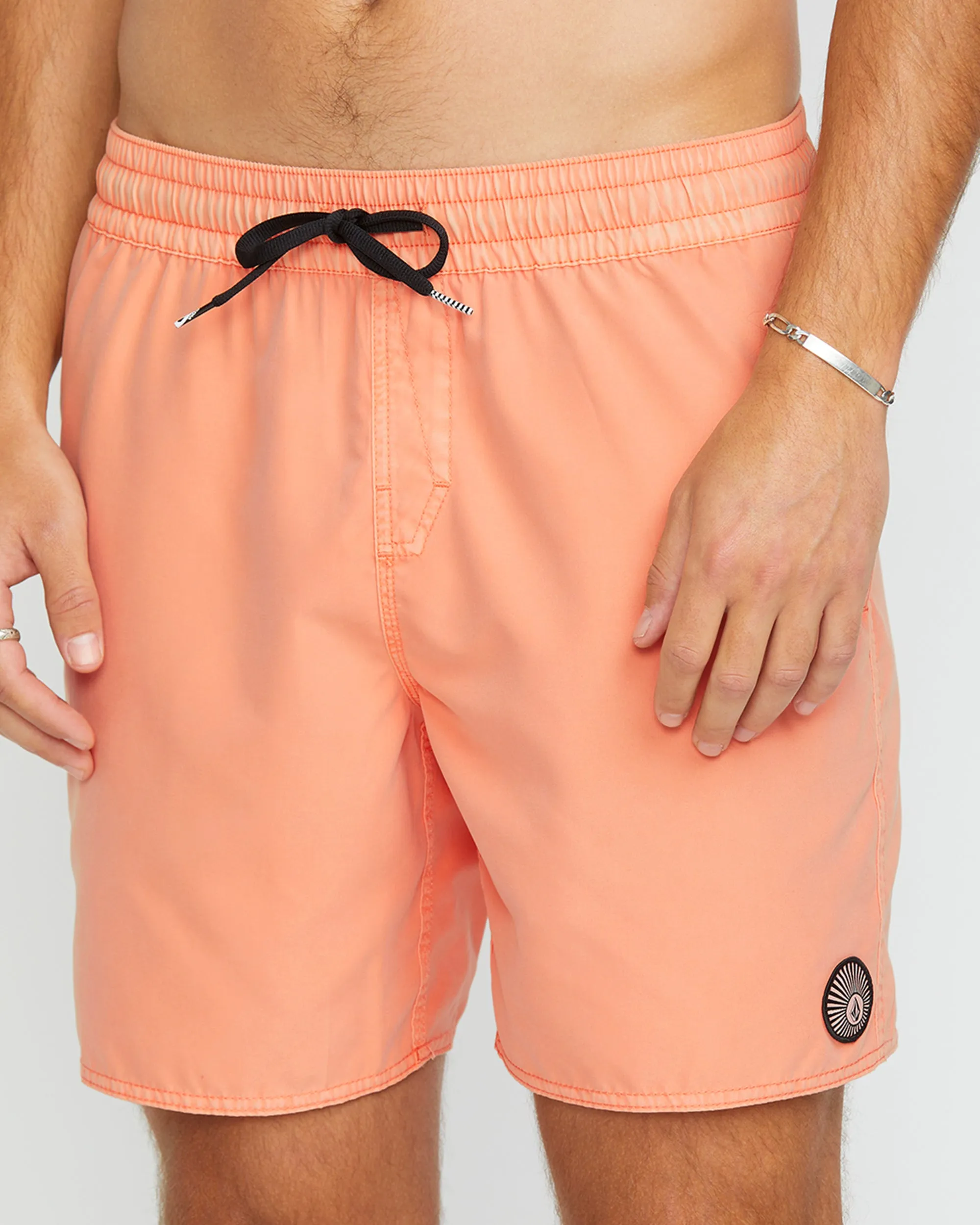 Center Trunk 17" Boardshort - PALE PEACH