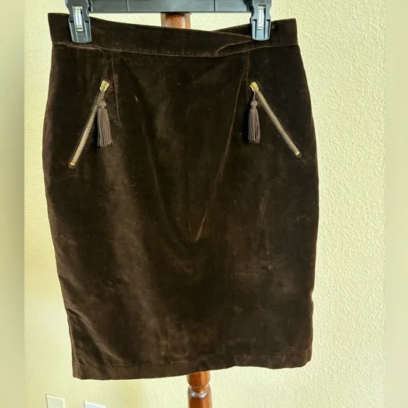 Cento by Iceberg velvet pencil skirt
