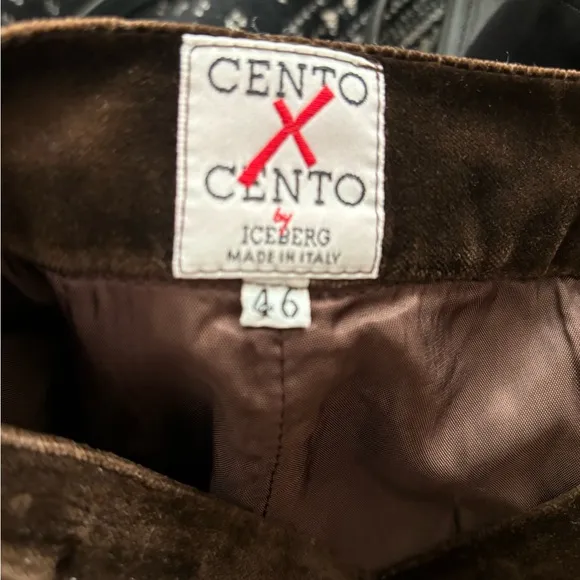 Cento by Iceberg velvet pencil skirt