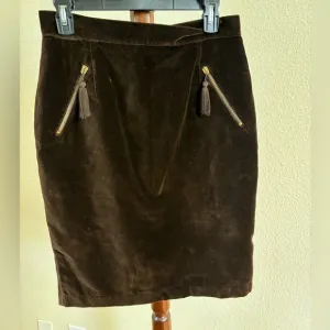 Cento by Iceberg velvet pencil skirt