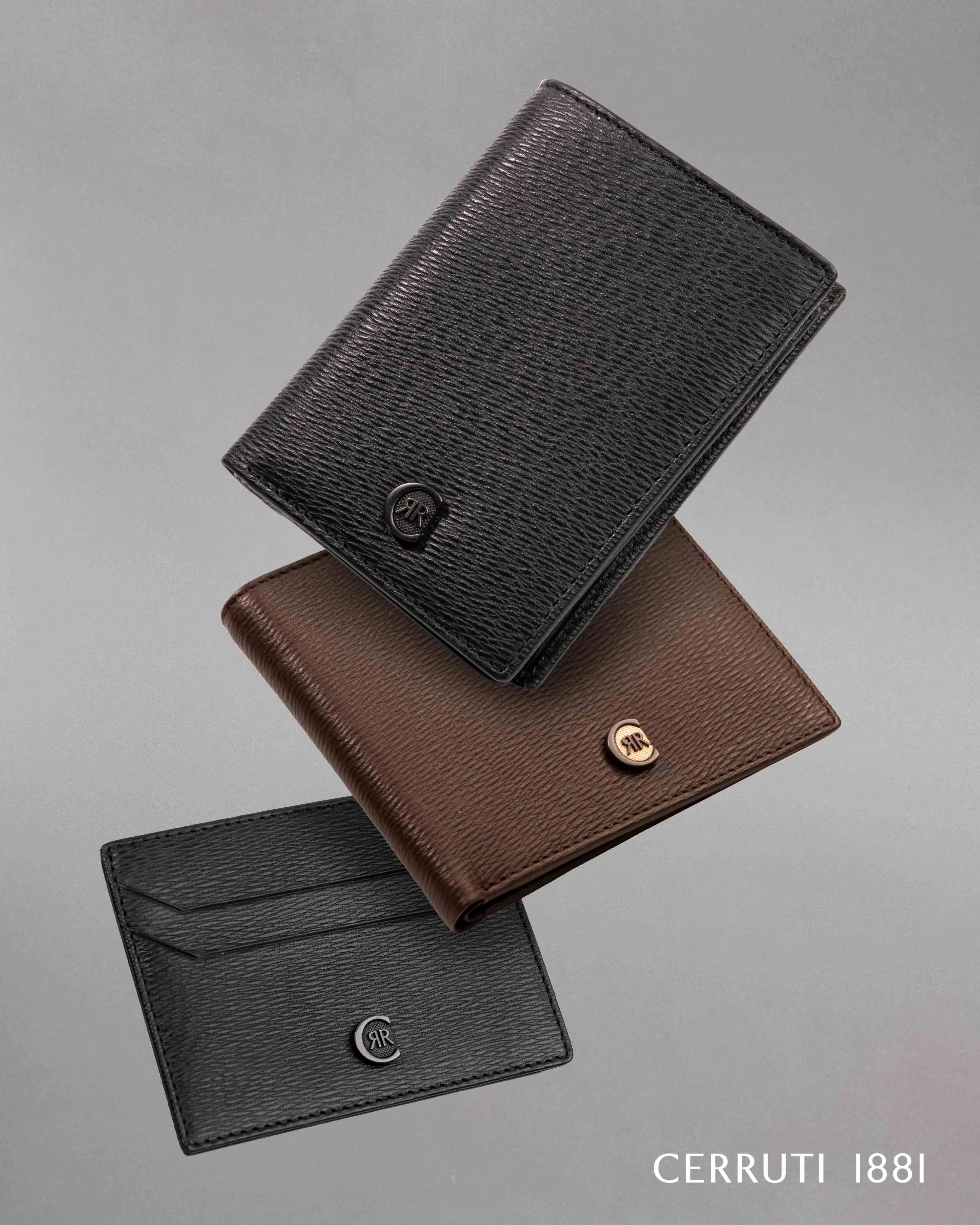 CERRUTI 1881 NLC711A-Card holder Hamilton Black